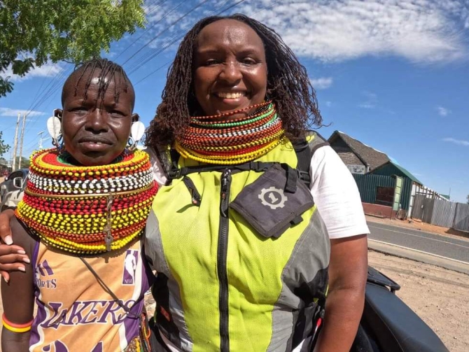 Visiting Turkana on two wheels
